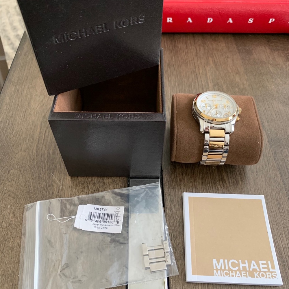 Michael Kors Runway Chronograph Two-tone Watch
